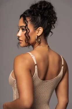 Beige Almost Paradise Netted Maxi Dress -Lady Clothing Store PRODUCT JUL132023 ASAPMISSING 38