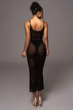 Black Almost Paradise Netted Maxi Dress -Lady Clothing Store PRODUCT JUL132023 ASAPMISSING 7