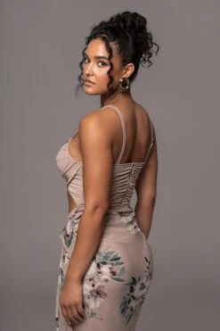 Purple Floral Endless Oasis Skirt Set -Lady Clothing Store PRODUCT JUL132023 CHIFFON 108