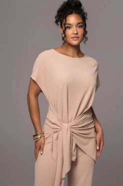 Tan Chase The Sun Two-Piece Set -Lady Clothing Store PRODUCT JUL132023 CHIFFON 145