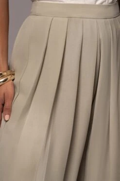 Sage Josette Wide-Leg Pleated Pants -Lady Clothing Store PRODUCT JUL132023 CHIFFON 17