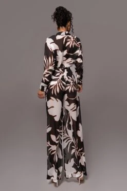 Ivory Floral Between Us Printed Button Up 26 Ivory Floral Between Us Printed Button Up -Lady Clothing Store PRODUCT JUL132023 CHIFFON 188