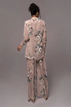 Purple Floral Between Us Printed Button Up -Lady Clothing Store PRODUCT JUL132023 CHIFFON 199