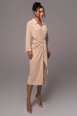 Tan Sunlight Crinkled Mesh Skirt Set -Lady Clothing Store PRODUCT JUL132023 CHIFFON 237