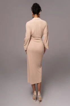 Tan Sunlight Crinkled Mesh Skirt Set -Lady Clothing Store PRODUCT JUL132023 CHIFFON 240