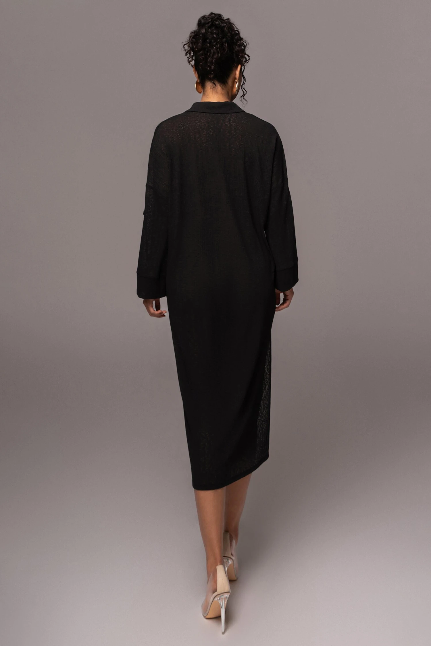 Black Sunlight Crinkled Mesh Skirt Set 8 Black Sunlight Crinkled Mesh Skirt Set - Image 6