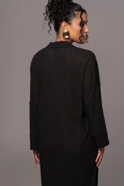 Black Sunlight Crinkled Mesh Skirt Set 19 Black Sunlight Crinkled Mesh Skirt Set -Lady Clothing Store PRODUCT JUL132023 CHIFFON 251