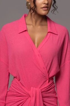 Fuchsia Sunlight Crinkled Mesh Skirt Set -Lady Clothing Store PRODUCT JUL132023 CHIFFON 267