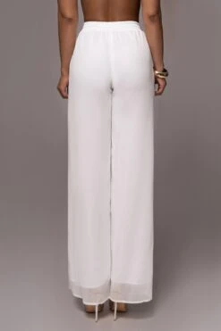 White Pacific 2-Piece Pant Set -Lady Clothing Store PRODUCT JUL132023 CHIFFON 274
