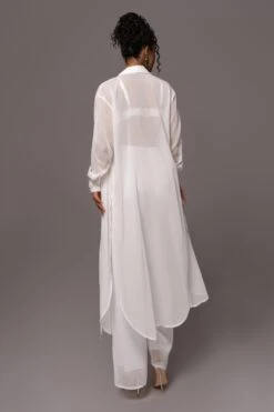 White Pacific 2-Piece Pant Set -Lady Clothing Store PRODUCT JUL132023 CHIFFON 283