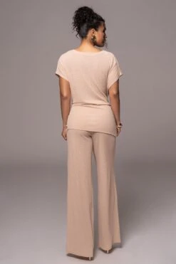 Tan Chase The Sun Two-Piece Set -Lady Clothing Store PRODUCT JUL132023 CHIFFON 4782