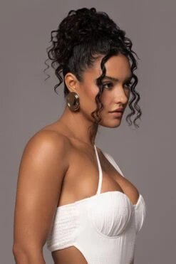 Natural Scenic One-Shoulder Linen Bodysuit -Lady Clothing Store PRODUCT JUL132023 CHIFFON 53