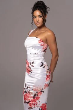 Ivory Crystalline Floral Midi Dress 18 Ivory Crystalline Floral Midi Dress -Lady Clothing Store PRODUCT JUL132023 CHIFFON 78