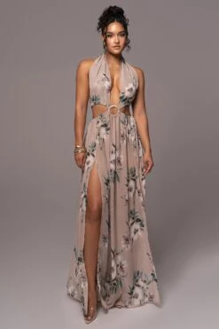 Purple Floral Nicoletta Chiffon Maxi Dress 18 Purple Floral Nicoletta Chiffon Maxi Dress -Lady Clothing Store PRODUCT JUL132023 CHIFFON 86