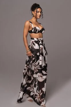 White Floral Printed Love Two-Piece Set -Lady Clothing Store PRODUCT JUL132023 CHIFFON 95