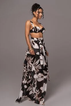 White Floral Printed Love Two-Piece Set -Lady Clothing Store PRODUCT JUL132023 CHIFFON 96