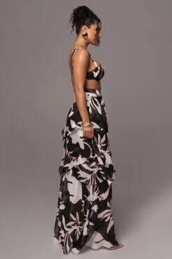 White Floral Printed Love Two-Piece Set -Lady Clothing Store PRODUCT JUL132023 CHIFFON 97