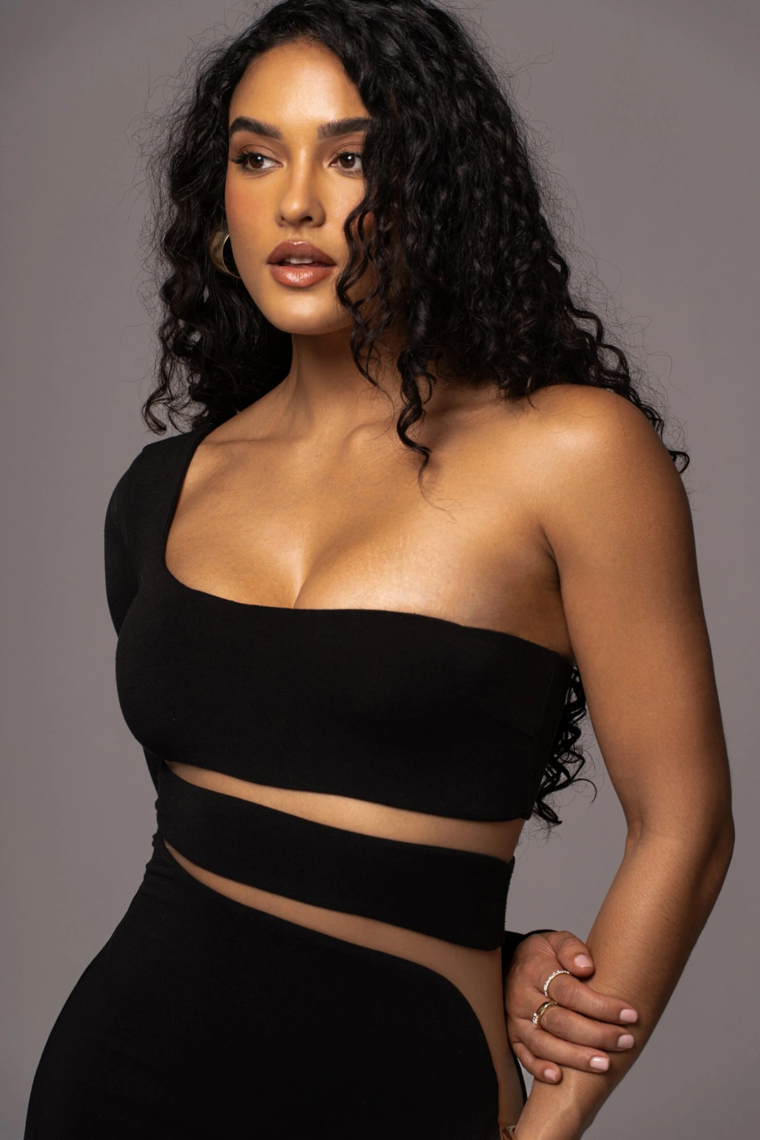 Noir Chase The Night One Shoulder Dress 16 Noir Chase The Night One Shoulder Dress - Image 14