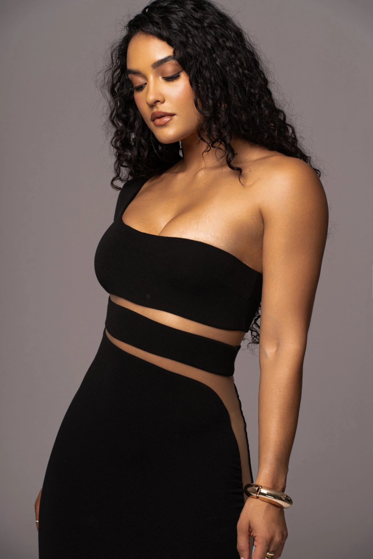 Noir Chase The Night One Shoulder Dress 15 Noir Chase The Night One Shoulder Dress - Image 13