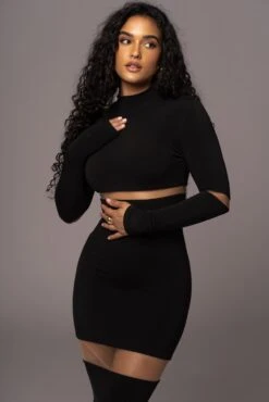 Noir The One Mock Neck Midi Dress -Lady Clothing Store PRODUCT JUL192023 AUGDROP1 126 bfdb188b d0a4 4002 a8a6 f0b10e6bcc3f