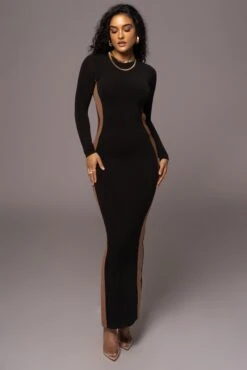 Noir Break Away Maxi Dress -Lady Clothing Store PRODUCT JUL192023 AUGDROP1 130