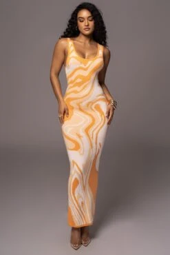 Orange Tropicana Tank Maxi Dress -Lady Clothing Store PRODUCT JUL192023 NEWRESHOOTS 67