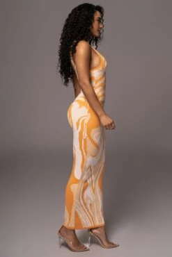Orange Tropicana Tank Maxi Dress -Lady Clothing Store PRODUCT JUL192023 NEWRESHOOTS 71