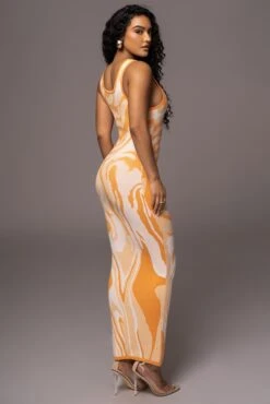 Orange Tropicana Tank Maxi Dress -Lady Clothing Store PRODUCT JUL192023 NEWRESHOOTS 72