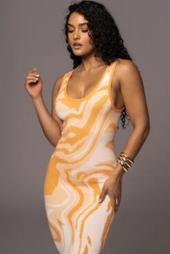 Orange Tropicana Tank Maxi Dress -Lady Clothing Store PRODUCT JUL192023 NEWRESHOOTS 75