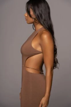 Pecan Empress Midi Dress -Lady Clothing Store PRODUCT JUL222022 BASIX 125