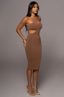 Pecan By My Side Cutout Dress -Lady Clothing Store PRODUCT JUL222022 BASIX 2