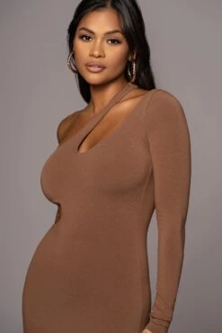 Pecan By My Side Cutout Dress -Lady Clothing Store PRODUCT JUL222022 BASIX 4