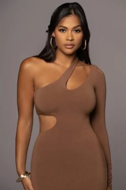 Pecan By My Side Cutout Dress -Lady Clothing Store PRODUCT JUL222022 BASIX 5