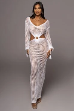 White Summer Daze Crochet Maxi Dress -Lady Clothing Store PRODUCT JUL222022 SUMMER3 117