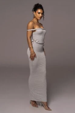Grey One Of One Maxi Dress -Lady Clothing Store PRODUCT JUL262023 ASAP 36