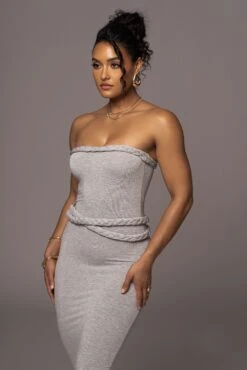 Grey One Of One Maxi Dress -Lady Clothing Store PRODUCT JUL262023 ASAP 38