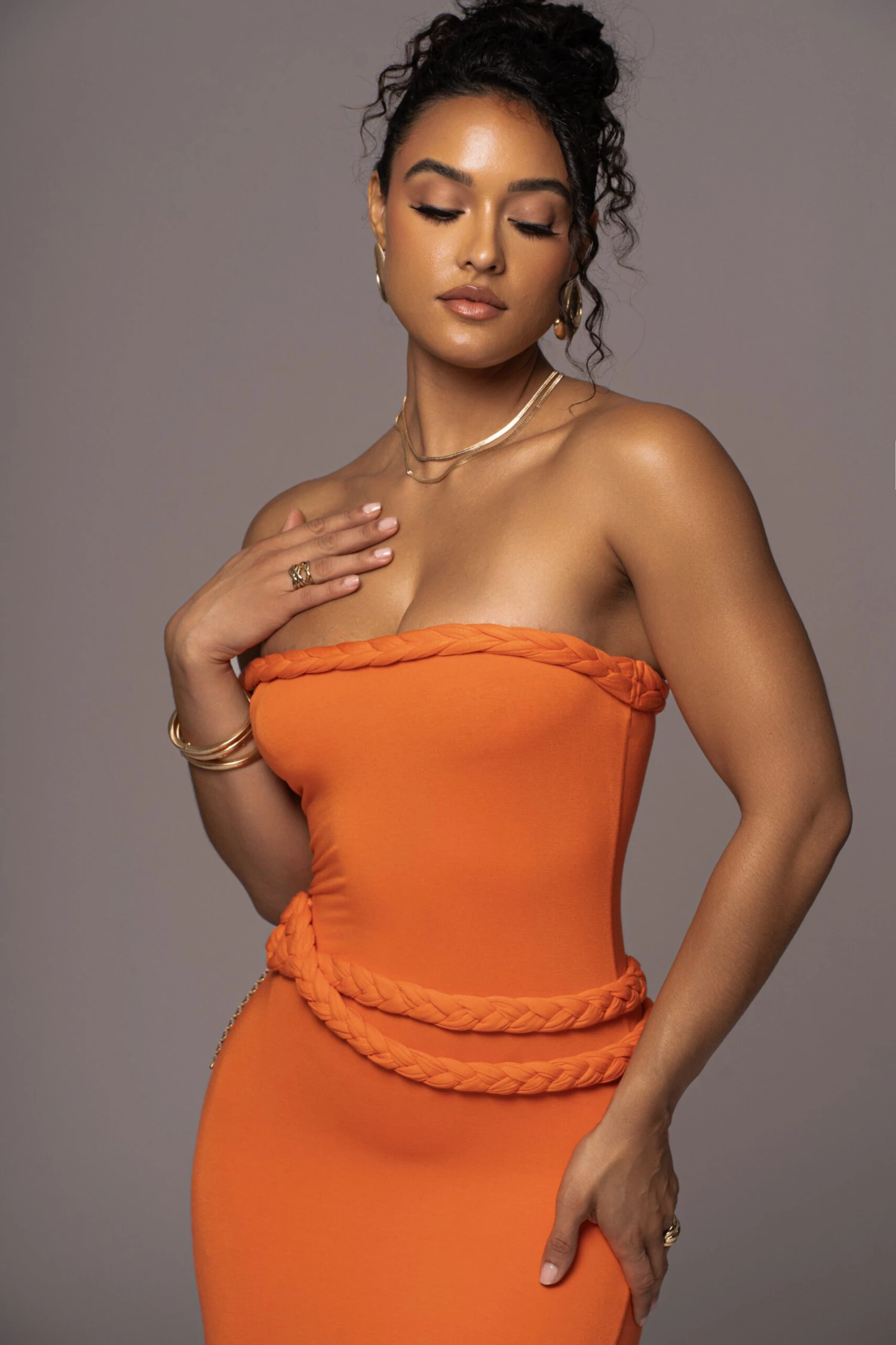 Tangerine One Of One Maxi Dress 4 Tangerine One Of One Maxi Dress - Image 2