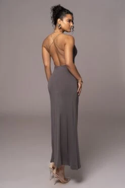 Grey Daniela Cowl Maxi Dress -Lady Clothing Store PRODUCT JUL262023 ASAP 6