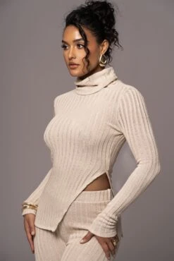 Natural One Call Away Ribbed Turtleneck Top -Lady Clothing Store PRODUCT JUL262023 AUGDROP12 19