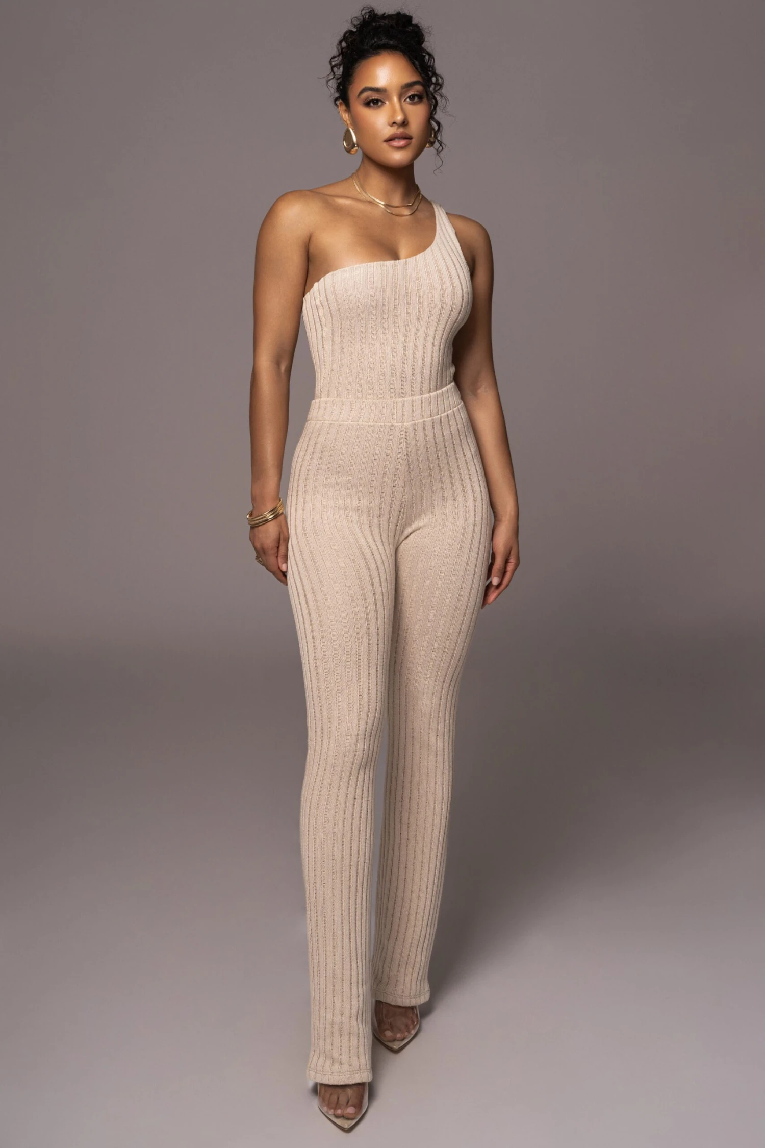 Natural Malibu Nights One Shoulder Bodysuit 6 Natural Malibu Nights One Shoulder Bodysuit - Image 4