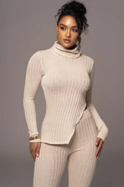 Natural One Call Away Ribbed Turtleneck Top -Lady Clothing Store PRODUCT JUL262023 AUGDROP12 20