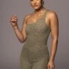 Olive Malibu Nights One Shoulder Bodysuit -Lady Clothing Store PRODUCT JUL262023 AUGDROP12 28