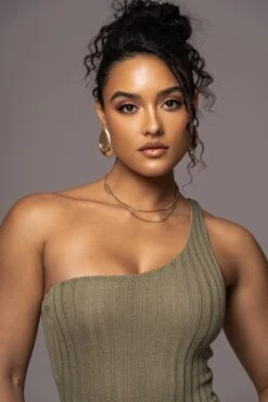 Olive Malibu Nights One Shoulder Bodysuit 16 Olive Malibu Nights One Shoulder Bodysuit -Lady Clothing Store PRODUCT JUL262023 AUGDROP12 35