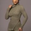 Olive One Call Away Ribbed Turtleneck Top -Lady Clothing Store PRODUCT JUL262023 AUGDROP12 42