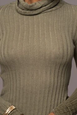 Olive One Call Away Ribbed Turtleneck Top -Lady Clothing Store PRODUCT JUL262023 AUGDROP12 44