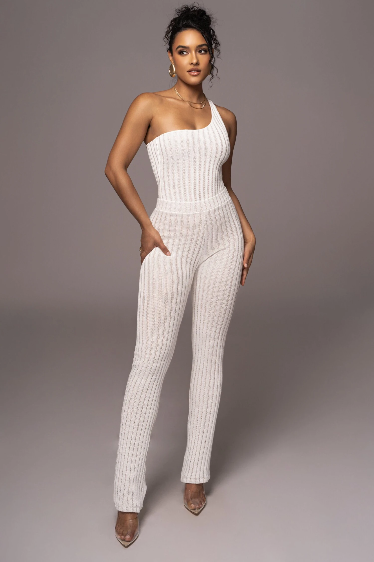 White Better Together Ribbed Pants 5 White Better Together Ribbed Pants - Image 3