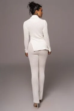 White One Call Away Ribbed Turtleneck Top -Lady Clothing Store PRODUCT JUL262023 AUGDROP12 60