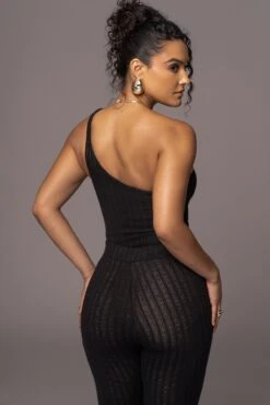 Black Malibu Nights One Shoulder Bodysuit -Lady Clothing Store PRODUCT JUL262023 AUGDROP12 70