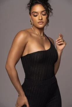 Black Malibu Nights One Shoulder Bodysuit -Lady Clothing Store PRODUCT JUL262023 AUGDROP12 74