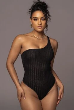Black Malibu Nights One Shoulder Bodysuit -Lady Clothing Store PRODUCT JUL262023 AUGDROP12 77